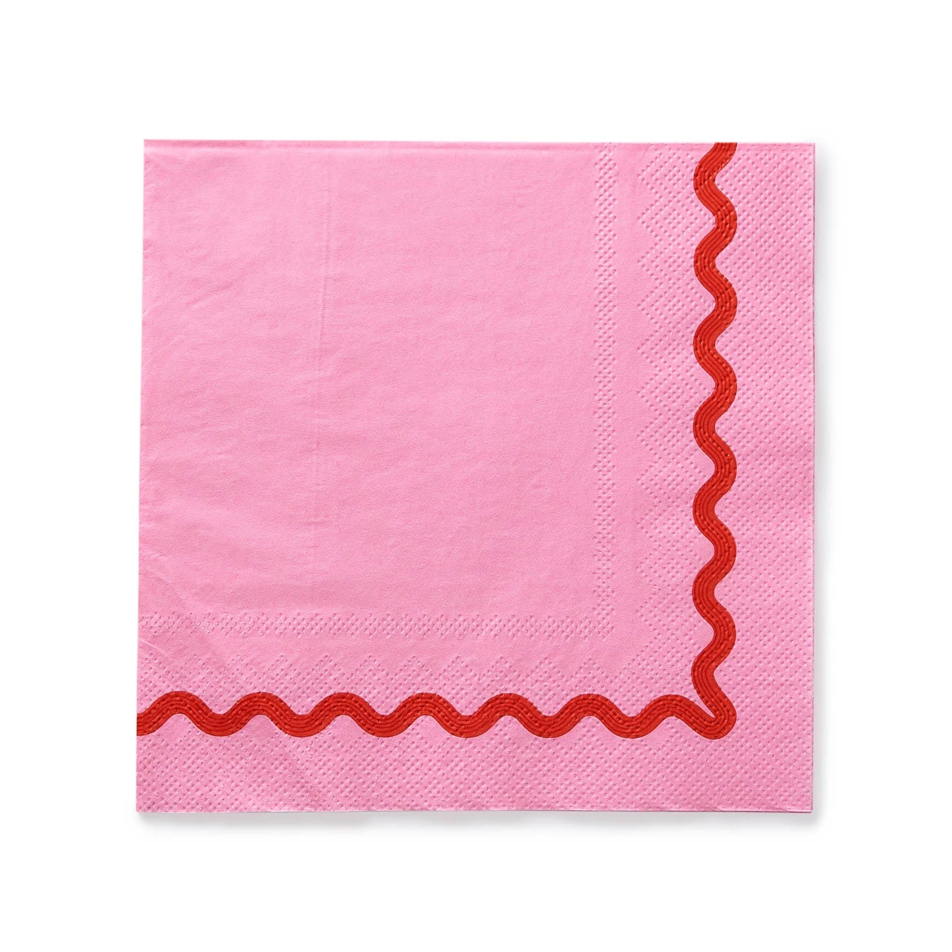 Rainbow Ric Rac Assorted Lunch Napkin - Porcupine Paper Co.