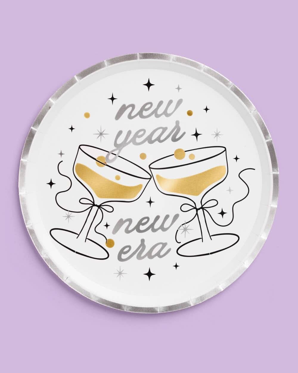 New Year New Era Plates | 24 count