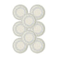 Pembroke Floral 7" Paper Dessert Plate | Pack of 8