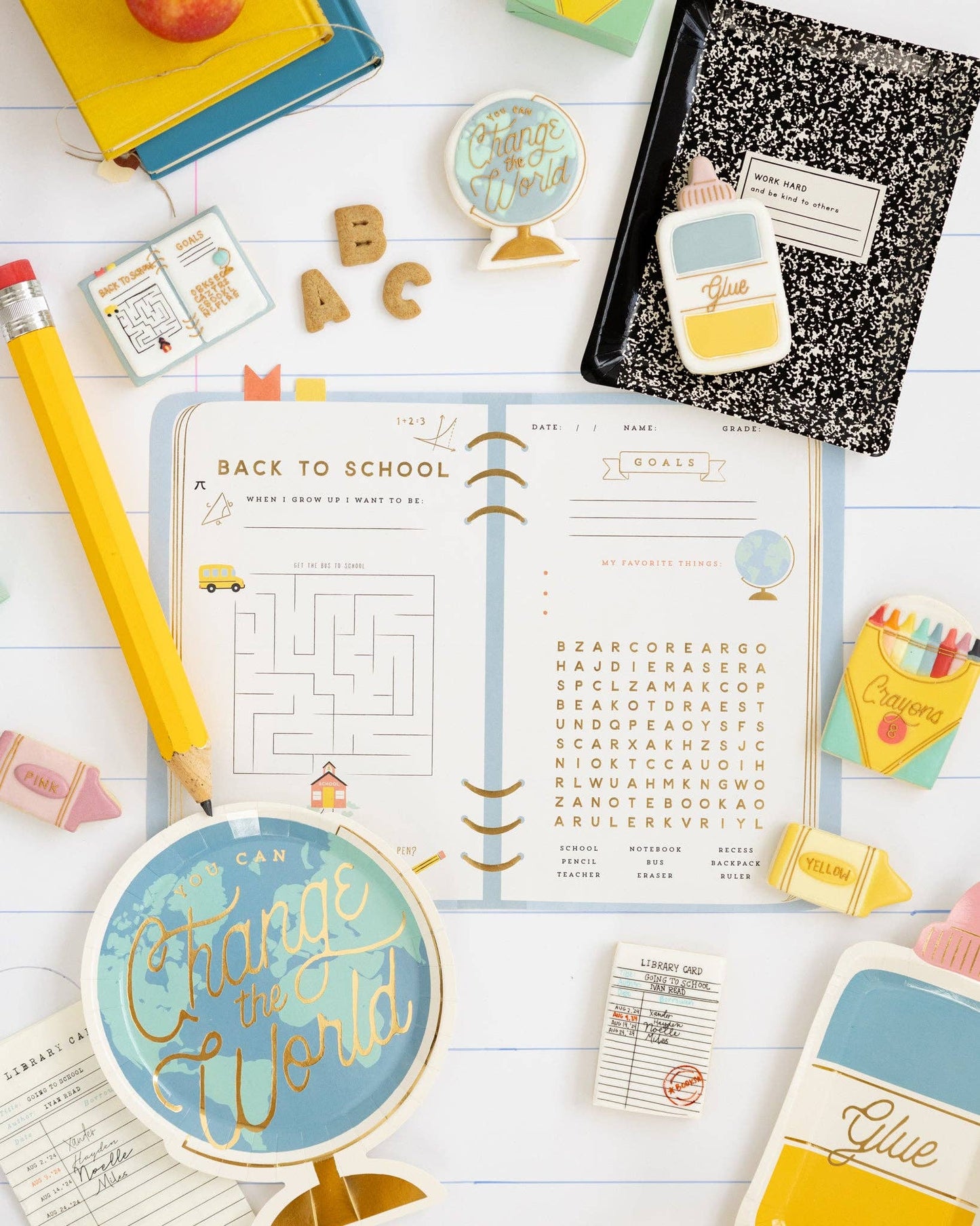 Interactive Planner Placemat | 12 count