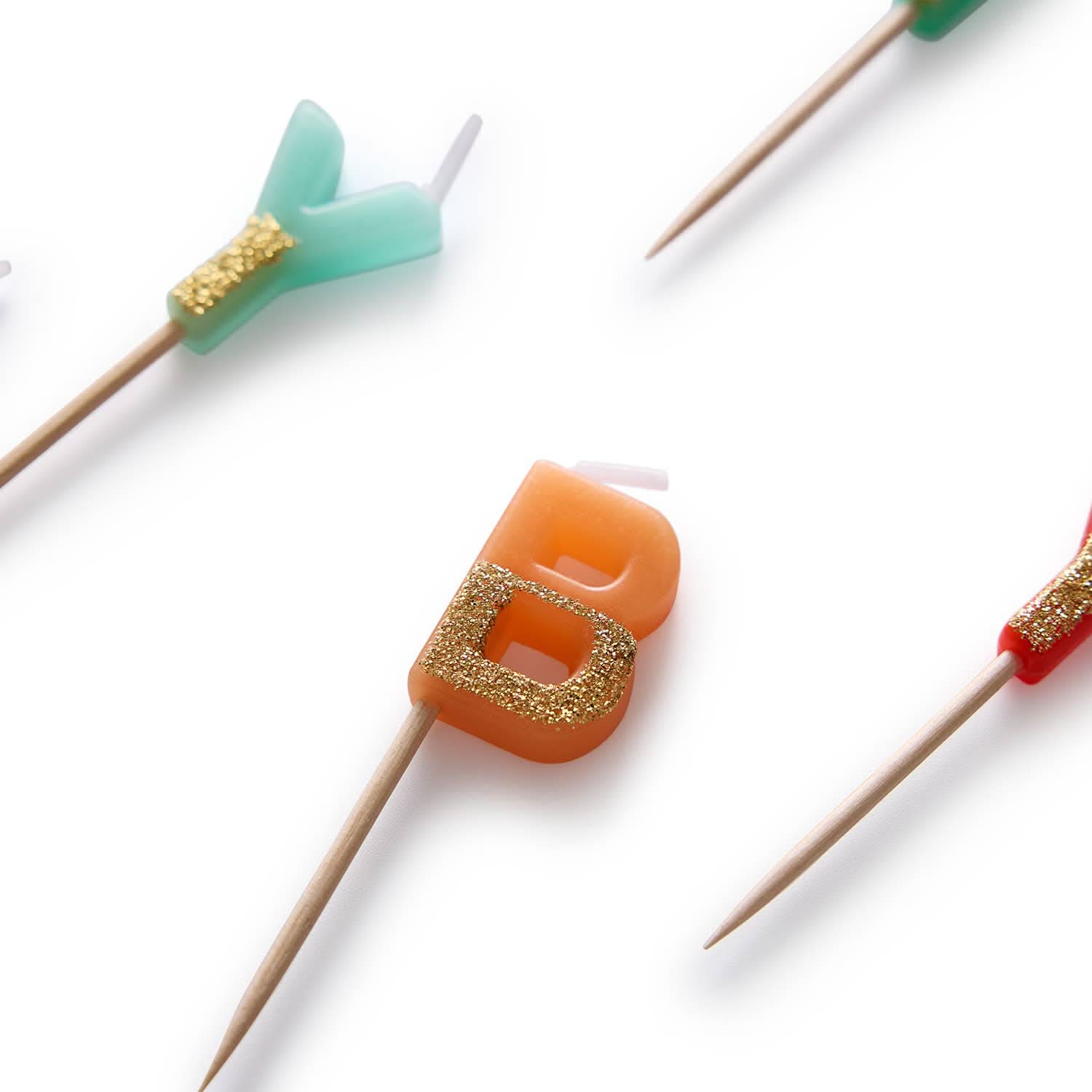 Big Birthday Energy Glitter Birthday Candles Set - Porcupine Paper Co.