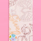 Give Thanks paper tablecloth by xo, Fetti featuring a festive design for Thanksgiving celebrations, laid out on a table.