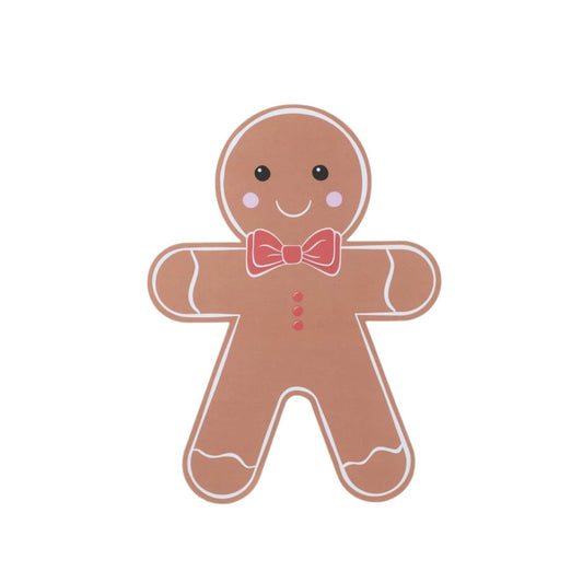 Gingerbread Man Paper Placemats | 12 count