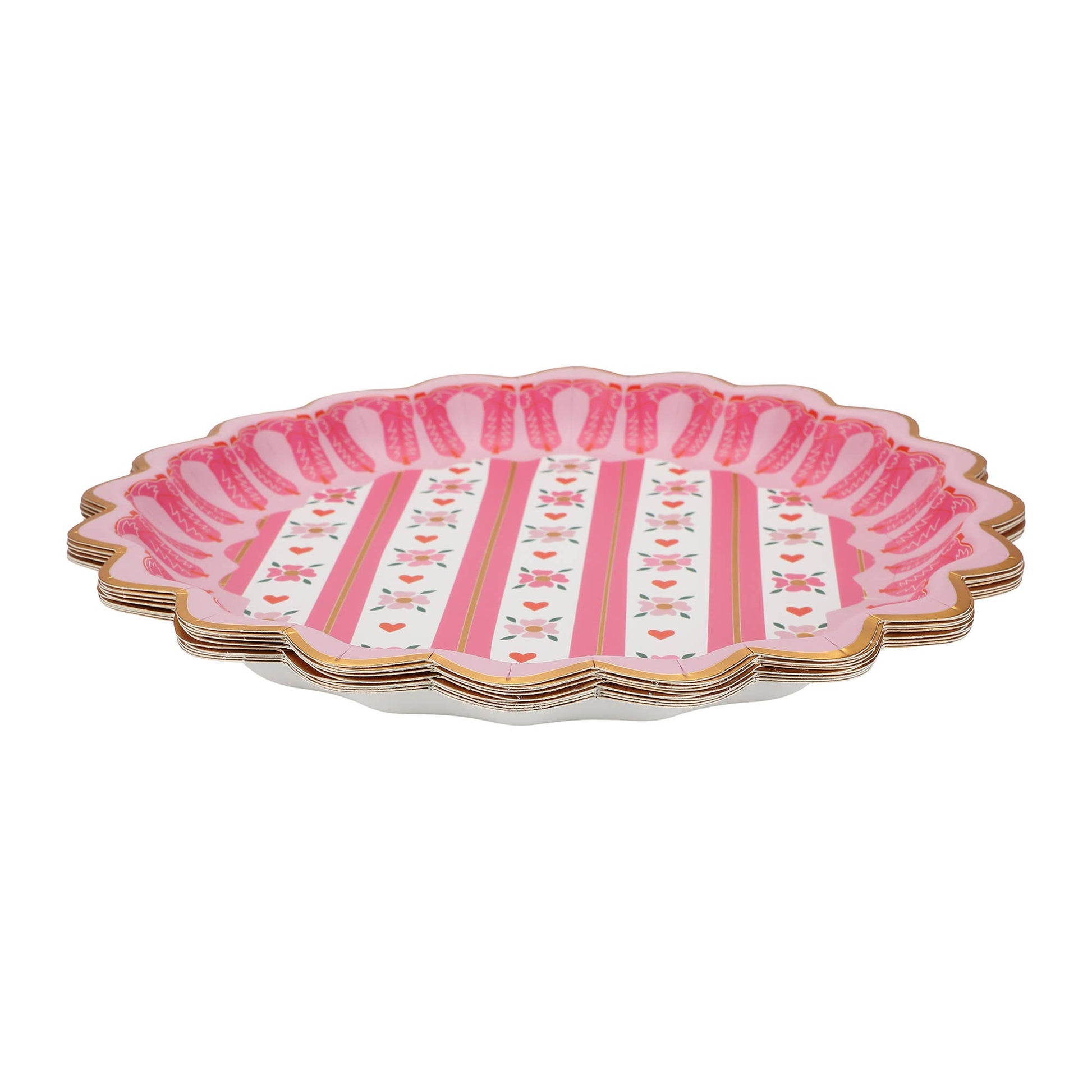 Boot Scoot Blooms Dinner Plate Set - Porcupine Paper Co.