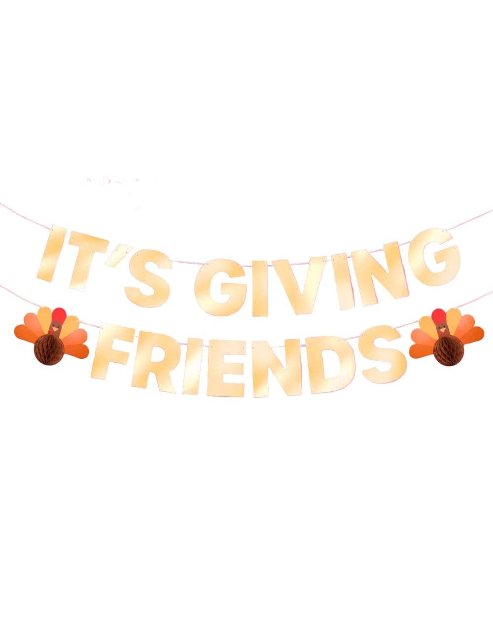 It's Giving Friends Banner | 3D paper 5' Thanksgiving decor