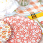 Autumn floral dinner plates by Gatherings by Curated Paperie featuring fall-themed botanical designs on ceramic plates