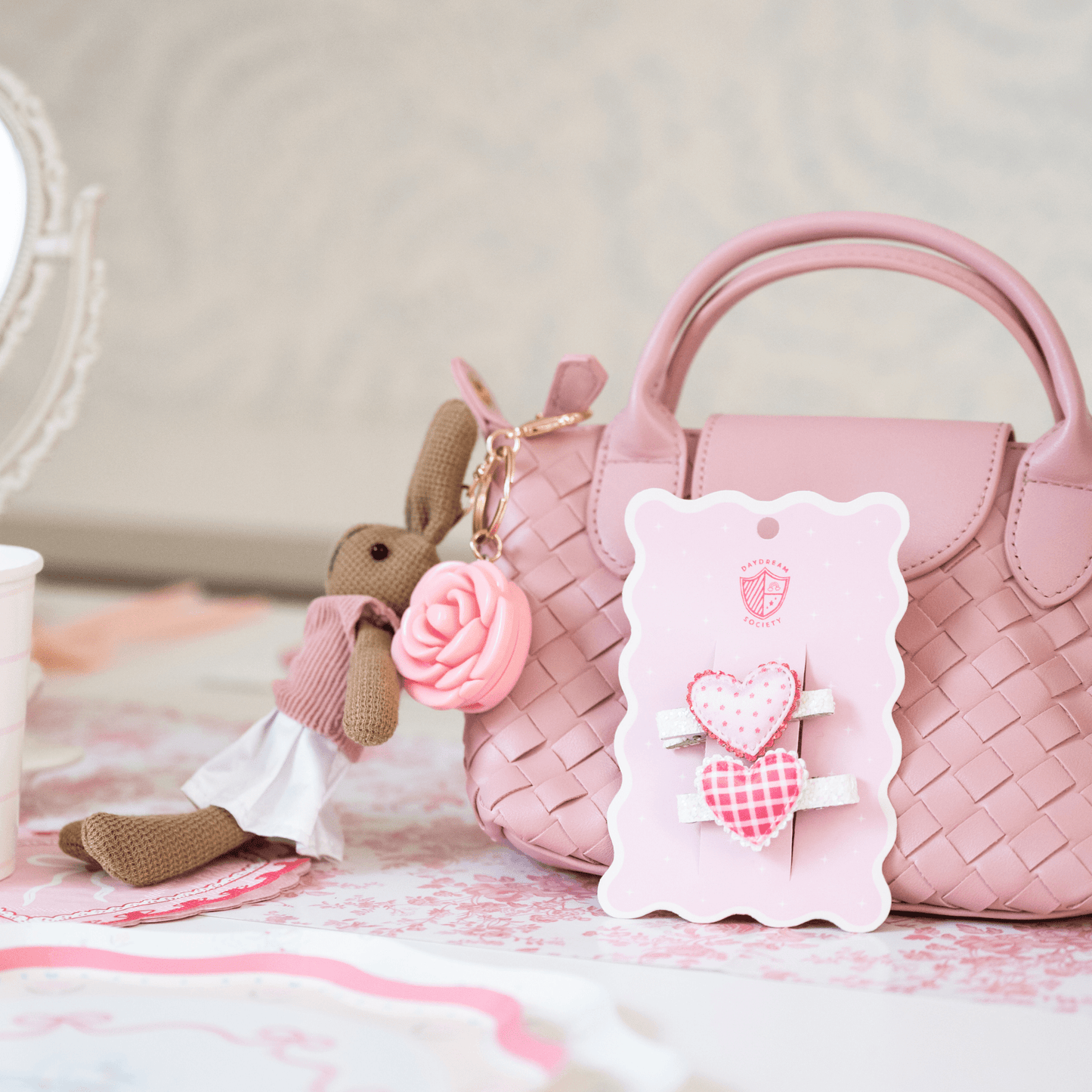 Love Birds Heart Hair Clip Set | 2 Count