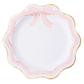 Pink Bow Dinner Plates - 11" | Set of 8 - Porcupine Paper Co.
