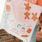 Baking Up Memories | Colorblock Flour Sack Towel