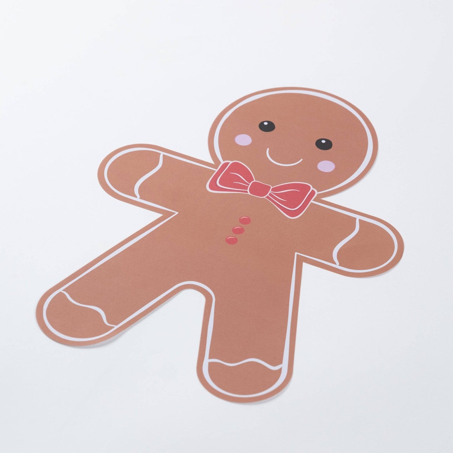 Gingerbread Man Paper Placemats | 12 count