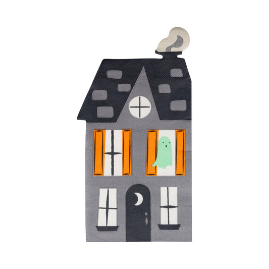 Tricks & Treats House Dinner Napkins | 24 count