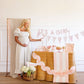 Pink Tissue Bunting Banner