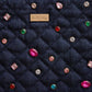 Denim & Gems Quilted Everything Pouch