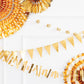 Gold Mini Banner Set