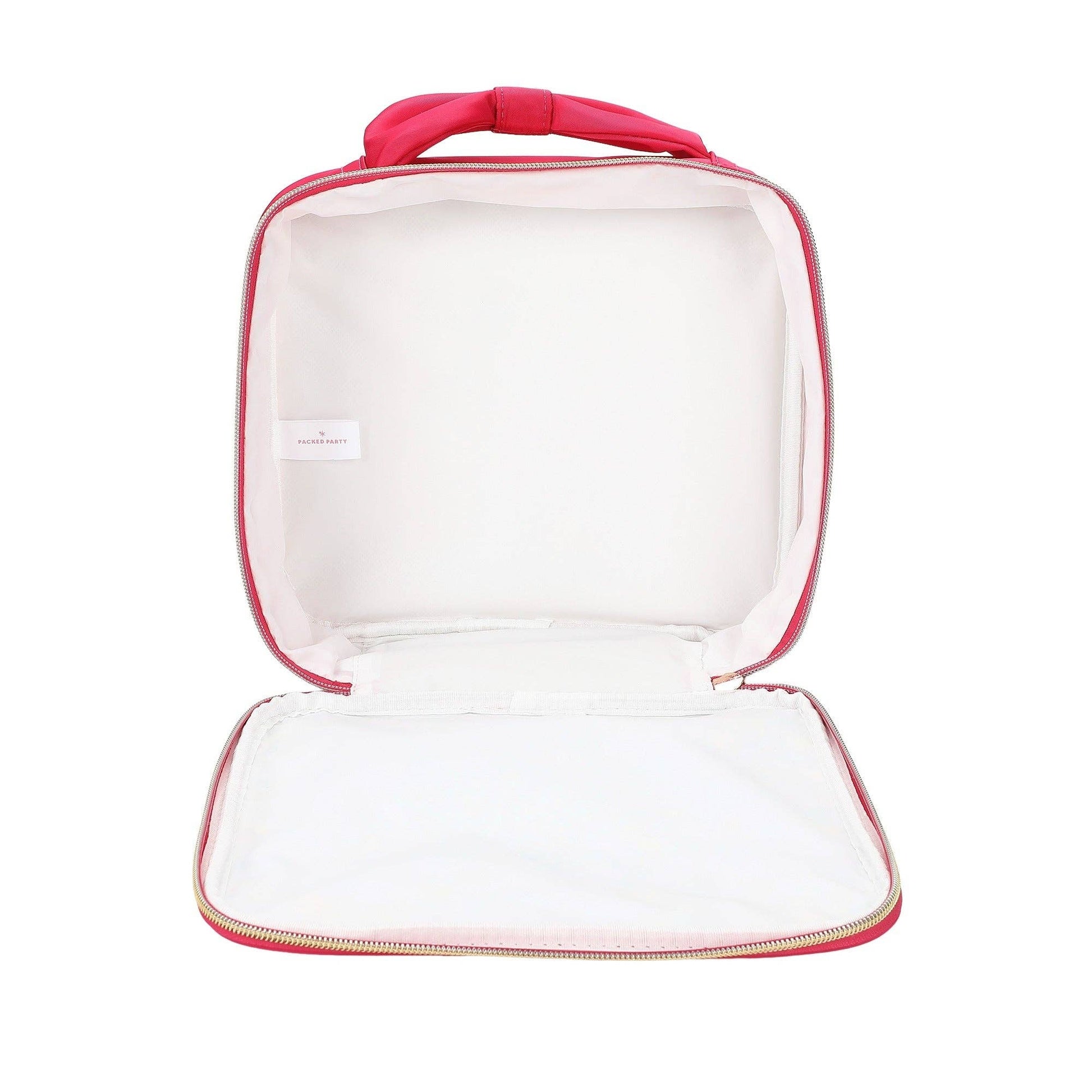 Packed Party Audrey Jewel Confetti insulated lunch box with colorful confetti design and insulated interior for food storage.