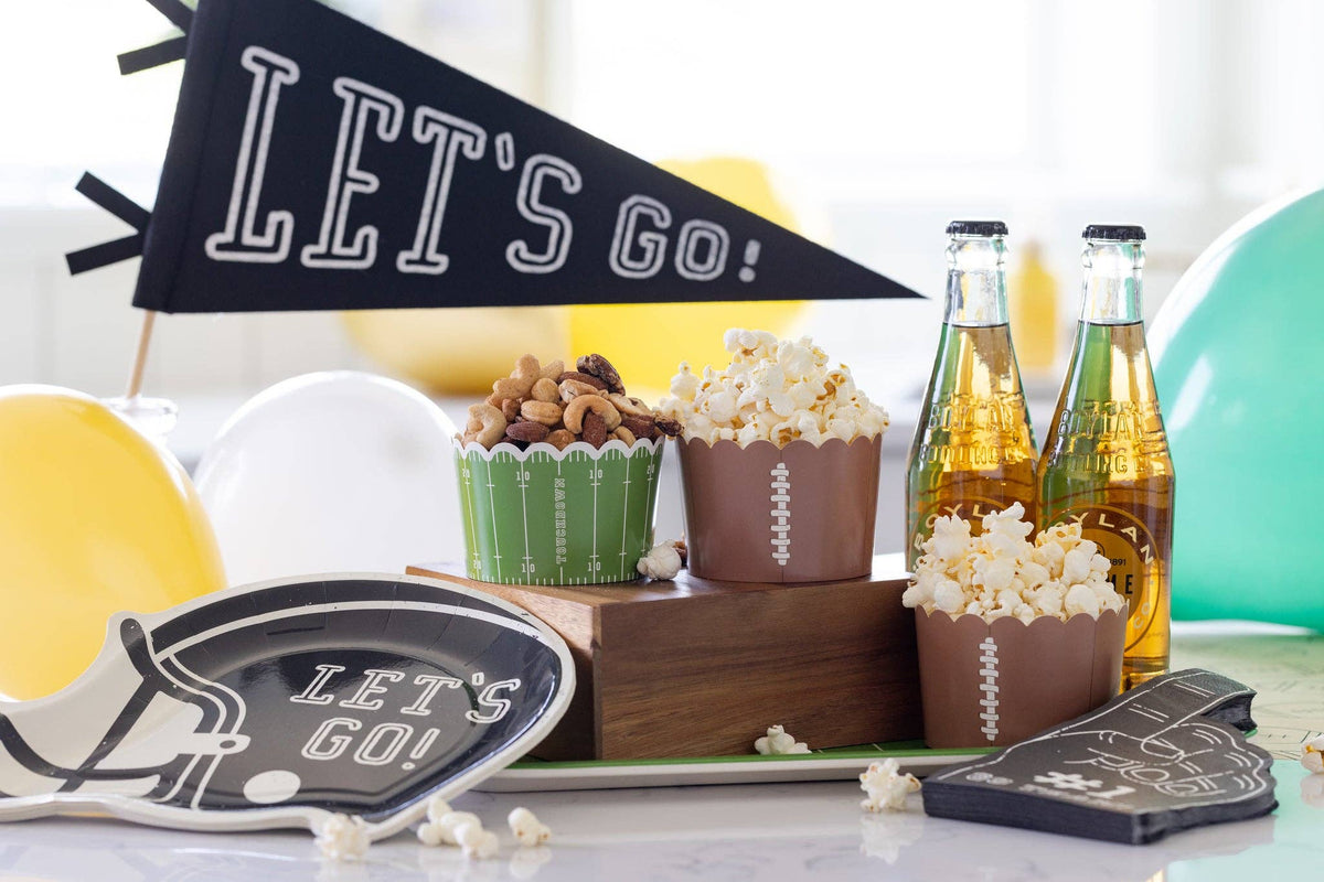 Football Jumbo Baking/Food Cups | 40 count
