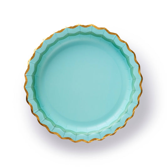 Rainbow Ric Rac Assorted Dinner Plates 10" | Set of 10