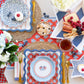 My Mind’s Eye HAM1241 Flag Paper Plate, 8-inch, featuring a patriotic flag design on a round paper plate.