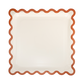 Rust Ric Rac Paper Plates 10" | Set of 8