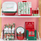 Red & Green Check Dinner Candles | 2 count