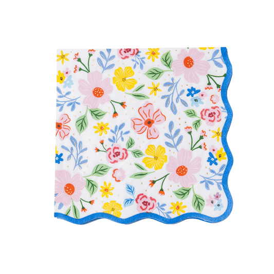 Multicolor Elegant Floral Dinner Napkins | 20 Count - Porcupine Paper Co.