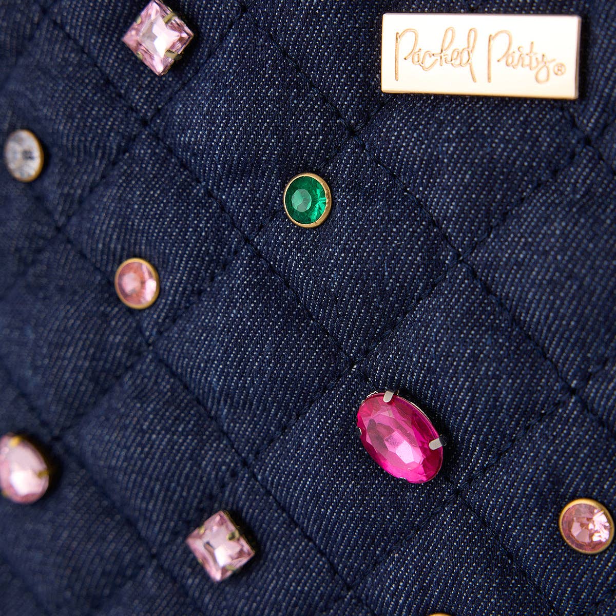 Denim & Gems Quilted Lunchbox