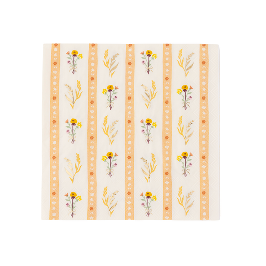 Fall Florals Large Napkins | 20 count