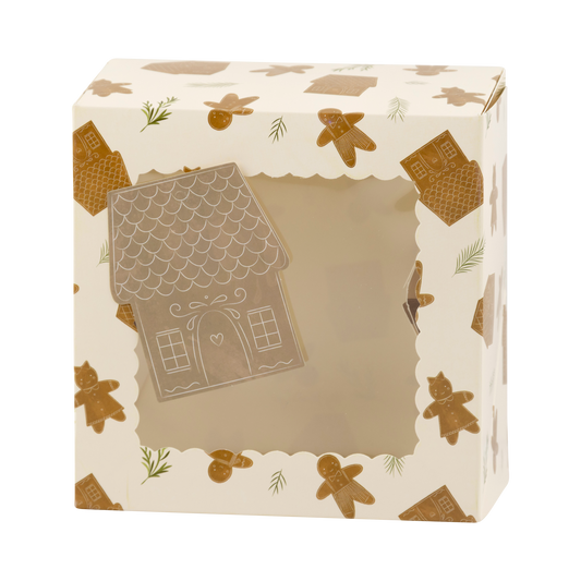Whimsy Gingerbread Cookie Boxes | 6 count