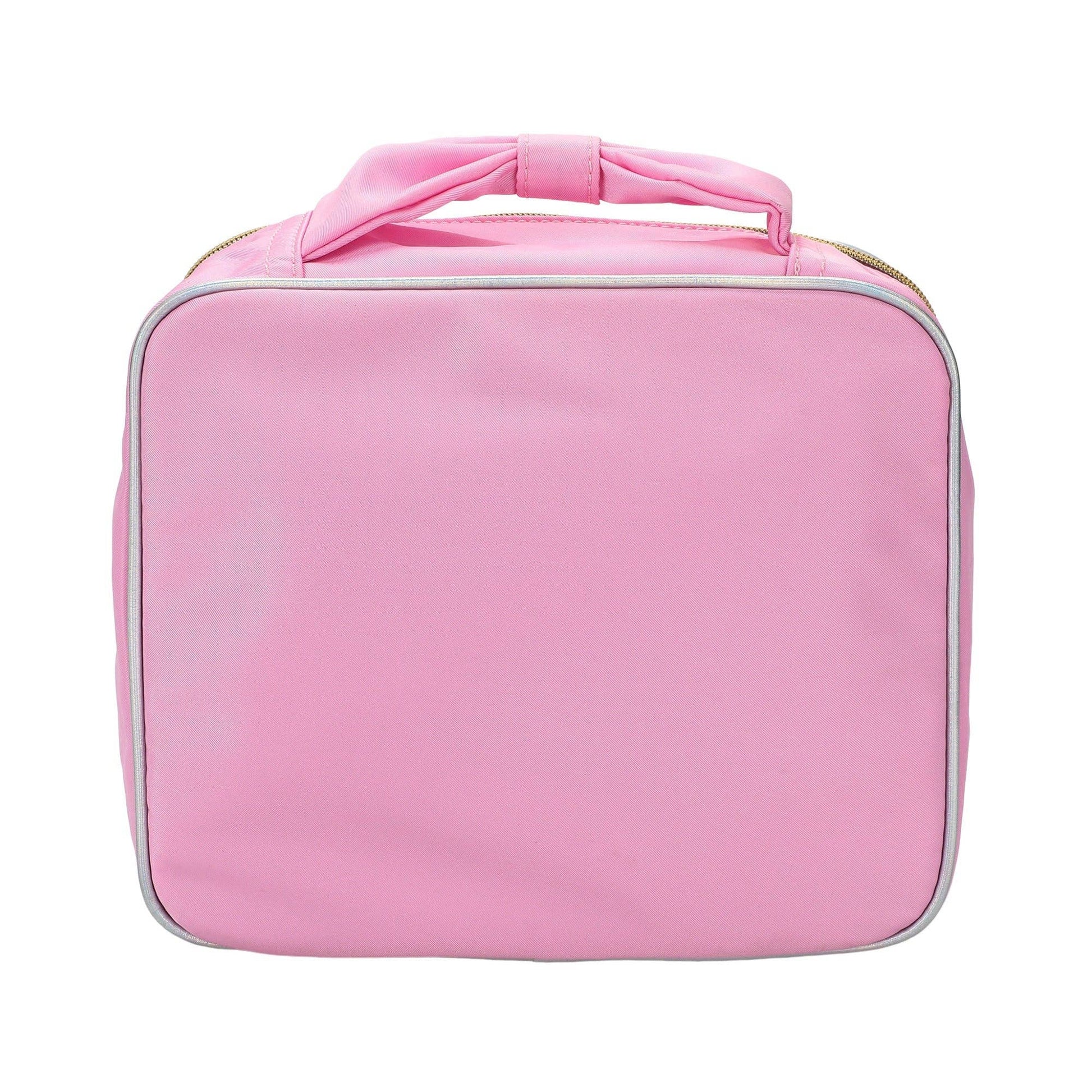 Packed Party Taylor quilted confetti hearts insulated lunchbox with colorful heart pattern and padded quilting design.