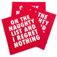 Christmas Cocktail Funny Napkins | I Regret Nothing | 20 count