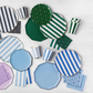 Emerald Green Signature Bow Small Plates 8.25" |  Set of 8