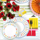 Alphabet Dessert Plates | 8 count