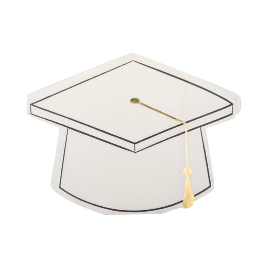 Graduation Cap Shaped Napkin | 18 count