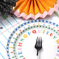 Alphabet Dessert Plates | 8 count