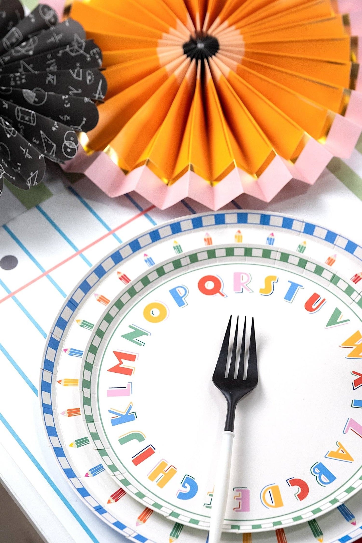 Alphabet Dessert Plates | 8 count