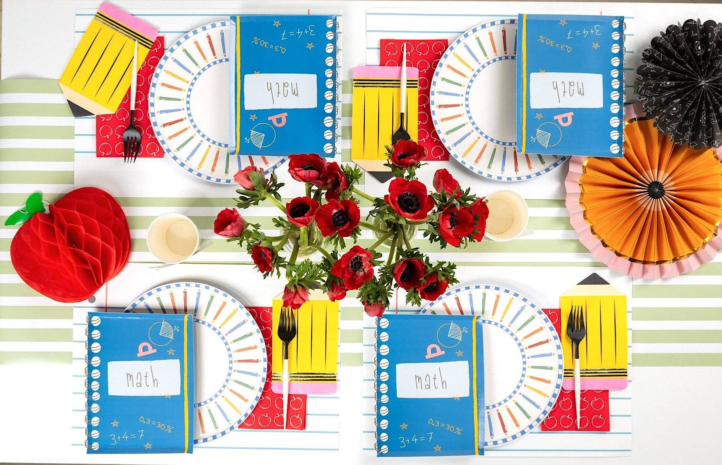 Pencil Dinner Plates | 8 count