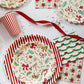 Ribbons & Cheer Gingerbread Bow Beverage Napkins | 24 count