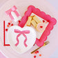 Ripple Edge Valentine Dinner Napkin | 24 Count