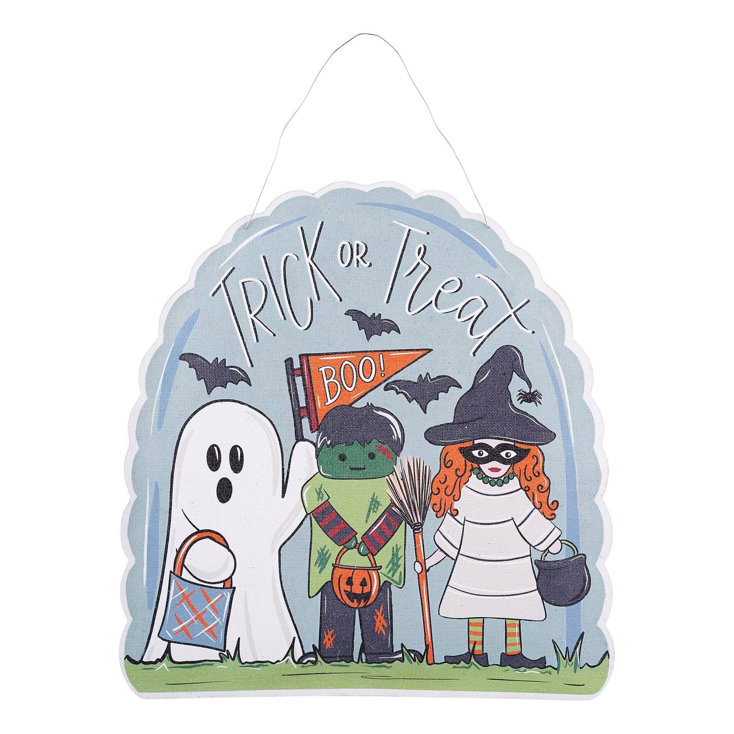Trick or Treaters and Turkey Burlee  | Halloween Decor