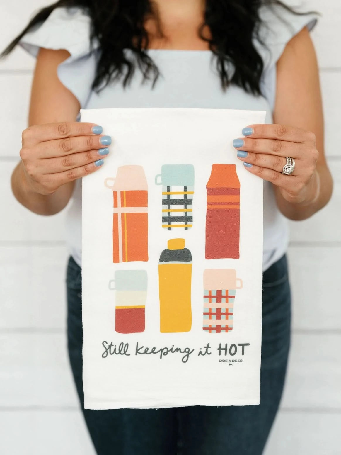 Thermos Still Keeping It Hot - Kitchen Towel - Porcupine Paper Co.