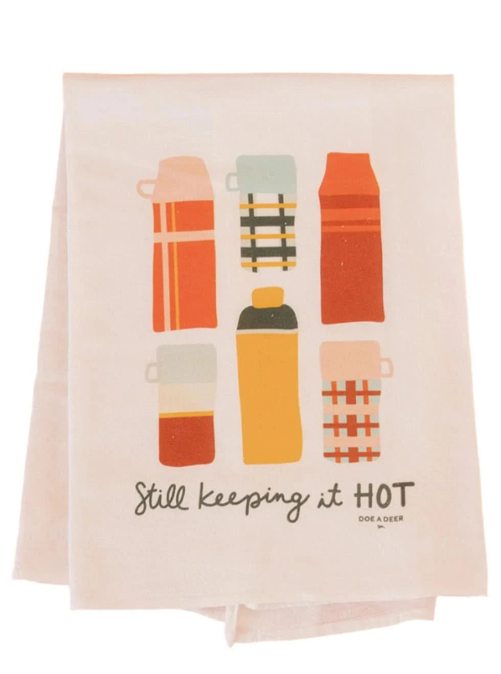 Thermos Still Keeping It Hot - Kitchen Towel - Porcupine Paper Co.