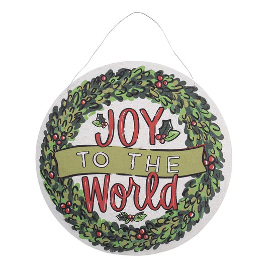 Welcome Friends Fall / Joy To The World Burlee-Holiday Décor