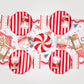 Sweet Gingerbread House Plates 10.75" | Set of 8