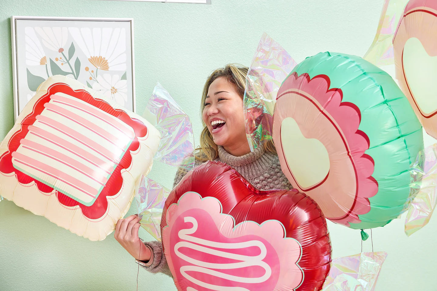 Valentine Candy Balloons | Set of 6